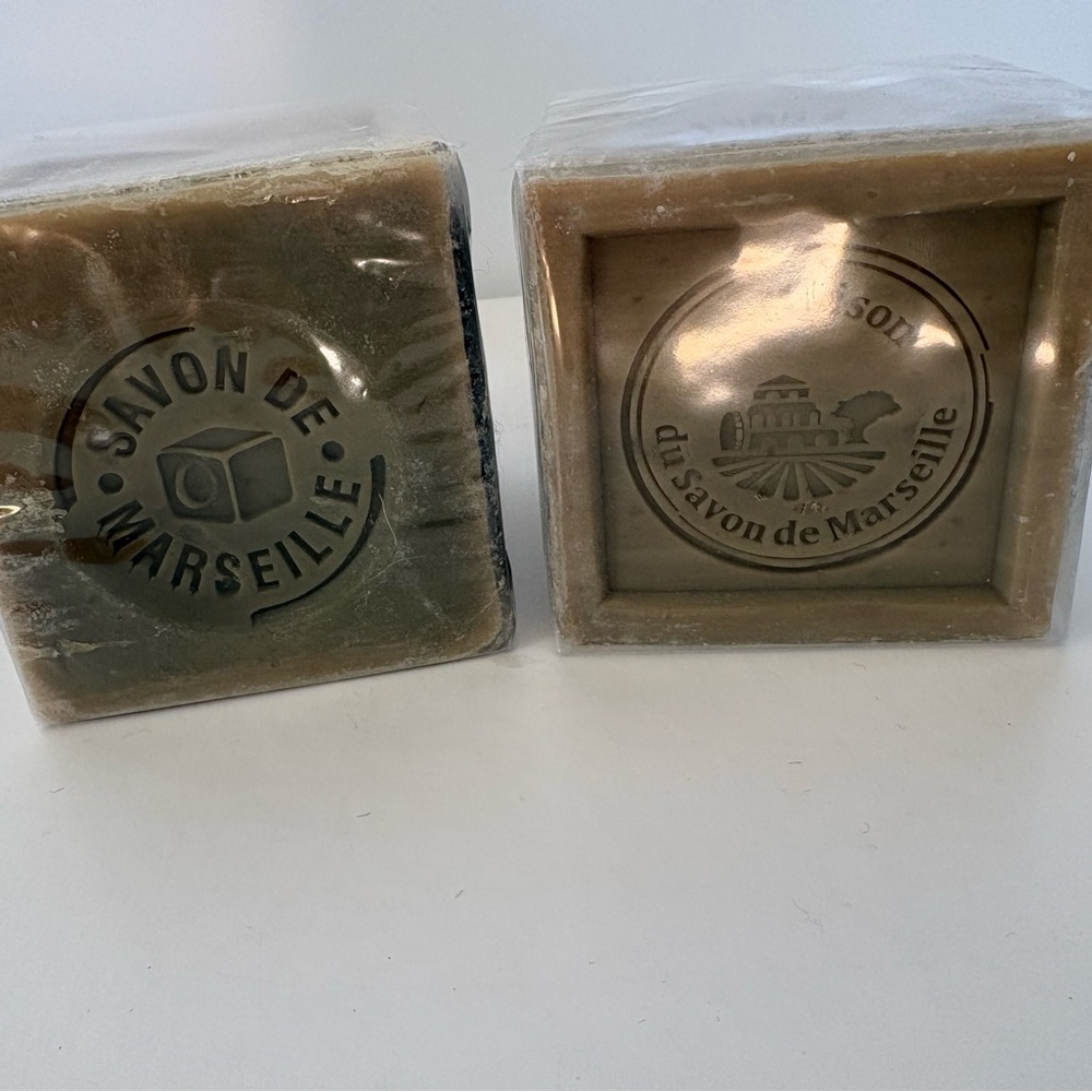 Set of two Savon  de Marseille Olive Oil Soap Bar 600 gram each